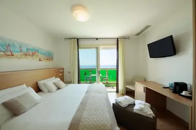 Letto o letti in una camera di Hotel Bristol