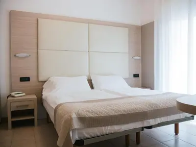 Letto o letti in una camera di Hotel Bristol
