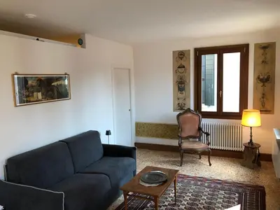 Area soggiorno di Casa Regini Venezia