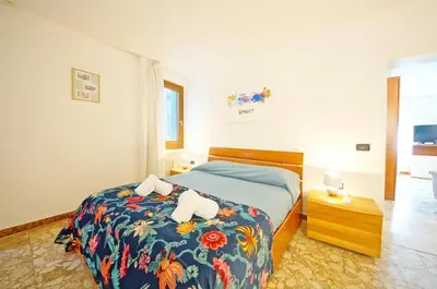 Letto o letti in una camera di Ca' ARCANGELO center Venezia WI-FI Fibre