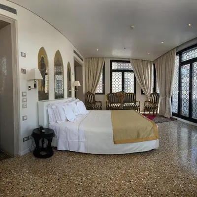 Letto o letti in una camera di Ca' Nigra Lagoon Resort