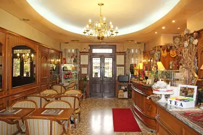 Area soggiorno di Park Hotel Villa Leon d'Oro