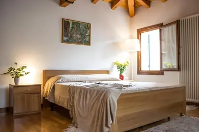 Letto o letti in una camera di Casetta Carmine