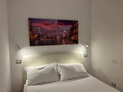 Letto o letti in una camera di Appartamento Perosi
