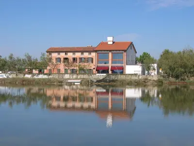 Vista sul fiume nelle vicinanze dell'agriturismo