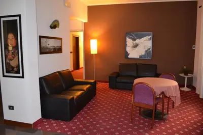 Area soggiorno di Hotel Adria