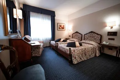 Letto o letti in una camera di Bonotto Hotel Belvedere