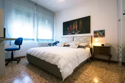 Letto o letti in una camera di CASA D'ARTISTA
