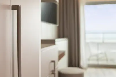 Letto o letti in una camera di Adriatic Palace Hotel