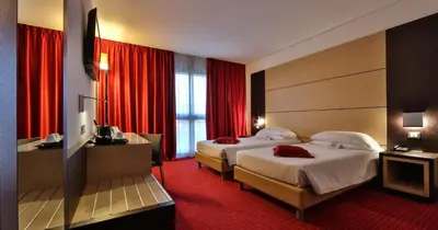 Letto o letti in una camera di Best Western Plus Hotel Galileo Padova