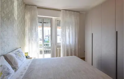 Letto o letti in una camera di Casa Abano