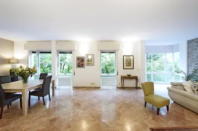Area soggiorno di PadovaResidence Apartments - vicino Cappella degli Scrovegni, Ospedale e Università