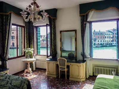 Area soggiorno di Smeraldo apartment Grand Canal 1566C