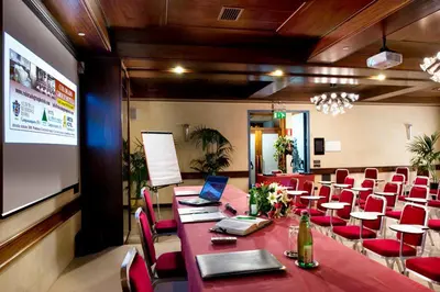 Zona business o sala conferenze di Hotel Al Pino Verde