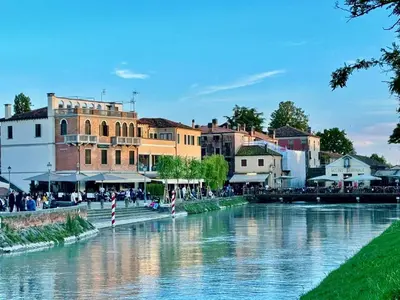 Vista sul fiume nelle vicinanze dell'appartamento