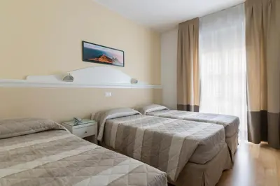 Letto o letti in una camera di Hotel Miami