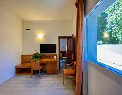 TV o dispositivi per l'intrattenimento presso Hotel Garibaldi