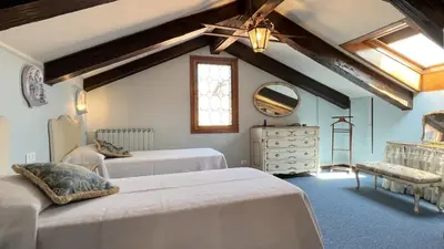 Letto o letti in una camera di Residence Grand Canal Panorama