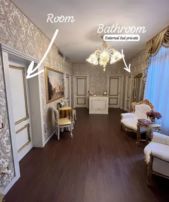 TV o dispositivi per l'intrattenimento presso La Veneziana Boutique Rooms 2