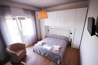 Letto o letti in una camera di Hotel Ristorante Fortuna