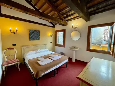 Letto o letti in una camera di Ai Boteri