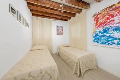 Letto o letti in una camera di Cadamore