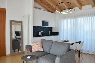 Cucina o angolo cottura di Golf Jesolo Village ➔ Attico con Piscina