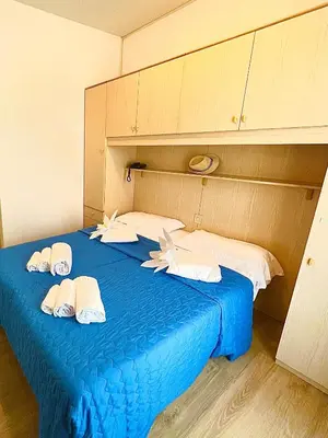 Letto o letti in una camera di Hotel Trovatore