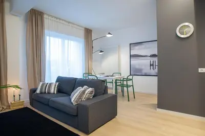 Area soggiorno di BR Treviso Train Station Apartments
