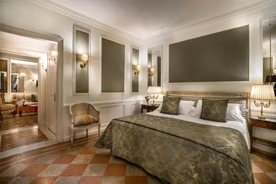 Letto o letti in una camera di Villa Franceschi Hotel & Resort