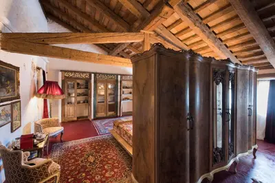 Letto o letti in una camera di Glamping Canonici di San Marco