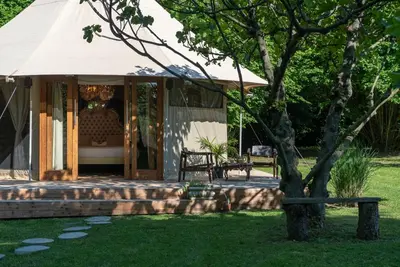 Giardino di Glamping Canonici di San Marco