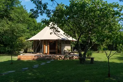 Giardino di Glamping Canonici di San Marco