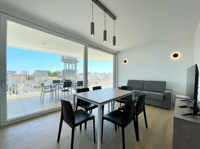 TV o dispositivi per l'intrattenimento presso BLU HOMES - Carraro Immobiliare - Family Apartments
