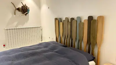 Letto o letti in una camera di Ca' dell'Ombra Felice - canal view