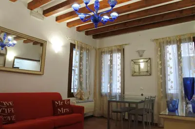 Area soggiorno di Casa Torretta