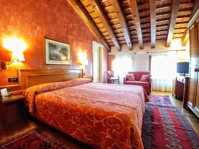 Letto o letti in una camera di Hotel Locanda Al Sole