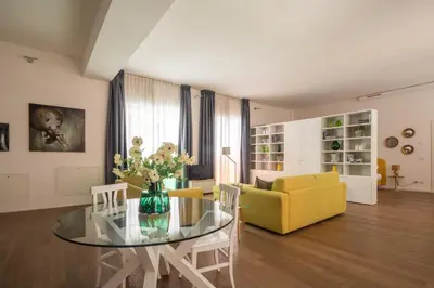 Area soggiorno di Centrale Mazzoni Apartments R&R