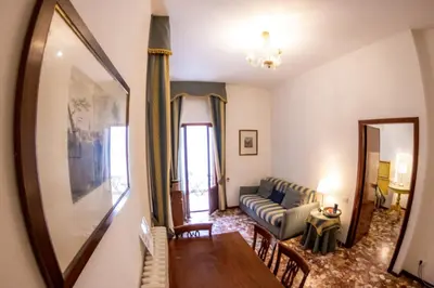 Area soggiorno di Zaffiro Apartment VENICE