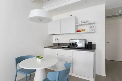 Cucina o angolo cottura di Residenza SubitoSanto - Appartamento 2A 