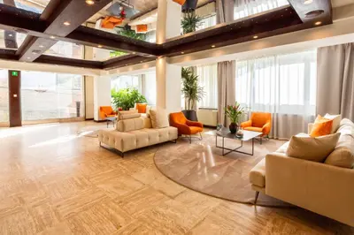 Area soggiorno di Hotel Petit Palais