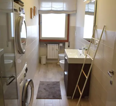 Bagno di DARIO.HOME Amabile dimora in centro a Treviso