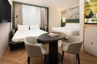Letto o letti in una camera di Crowne Plaza Padova by IHG