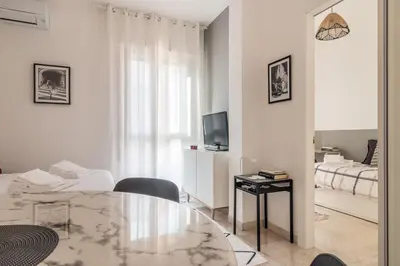 TV o dispositivi per l'intrattenimento presso Grey House in the heart of @Treviso