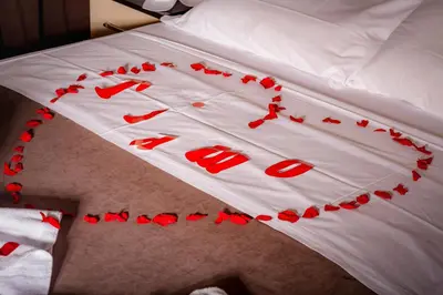 Letto o letti in una camera di Hotel Trieste