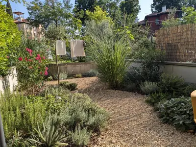 Giardino di mini loft Lido with own sunny & private garden