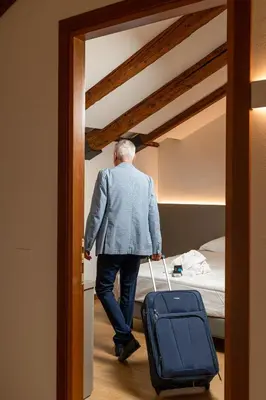 Letto o letti in una camera di Gustificio