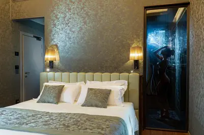 Letto o letti in una camera di Hotel Canaletto