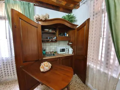 Cucina o angolo cottura di Alloggi Alla Rivetta