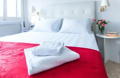 Letto o letti in una camera di Hotel Villa Orio & Beatrice